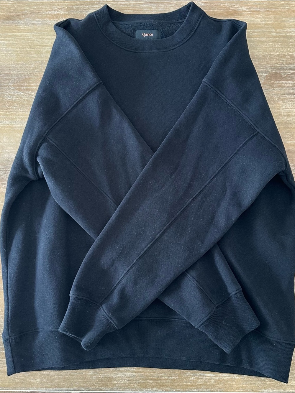 Quince Black Crewneck Sweater - Picture 5 of 5